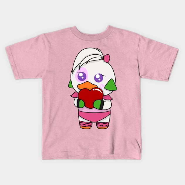 fnaf security breach chica valentine chibi Kids T-Shirt by LillyTheChibi